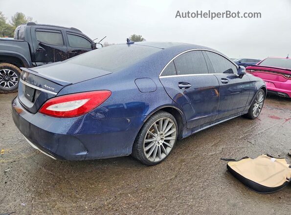 WDDLJ6HB4GA178412 2016 MERCEDES-BENZ CLS-CLASS Синий Задняя правая четверть