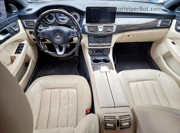 WDDLJ6HB4GA178412 2016 MERCEDES-BENZ CLS-CLASS Синий Вид панели приборов