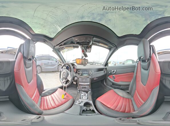 WDDPK3JA1HF129025 2017 MERCEDES-BENZ SLC Белый Панорамный вид салона 360°