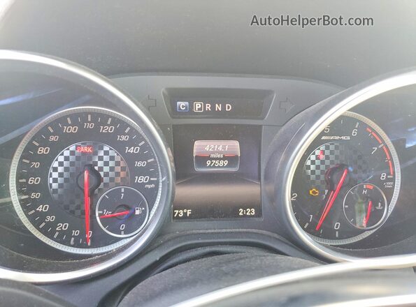 WDDPK6GA5HF132230 2017 MERCEDES-BENZ SLC White Vista del cuadro de instrumentos