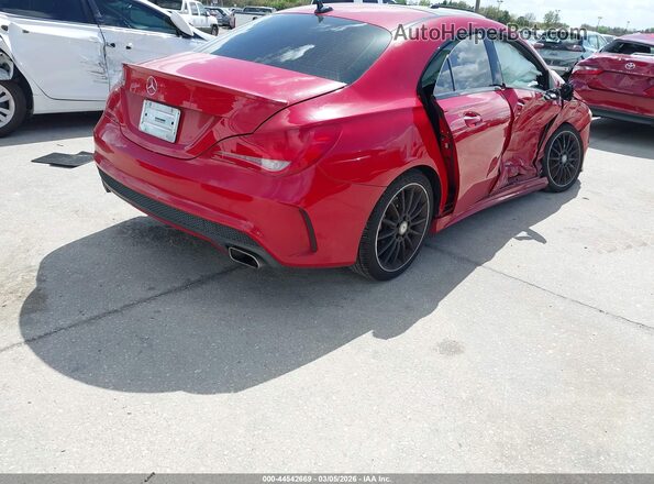 WDDSJ4EB0GN318291 2016 MERCEDES-BENZ CLA 250 Красный Задняя правая четверть