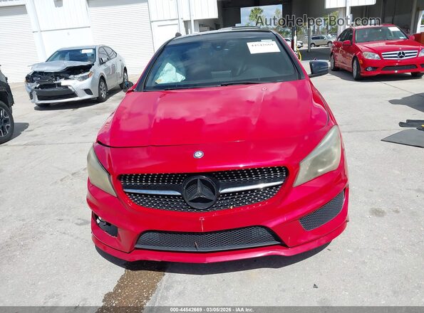 WDDSJ4EB0GN318291 2016 MERCEDES-BENZ CLA 250 Красный Вид панели приборов