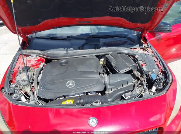 WDDSJ4EB0GN318291 2016 MERCEDES-BENZ CLA 250 Красный Вид сзади
