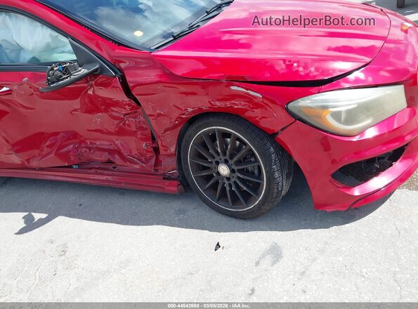 WDDSJ4EB0GN318291 2016 MERCEDES-BENZ CLA 250 Красный Вид спереди