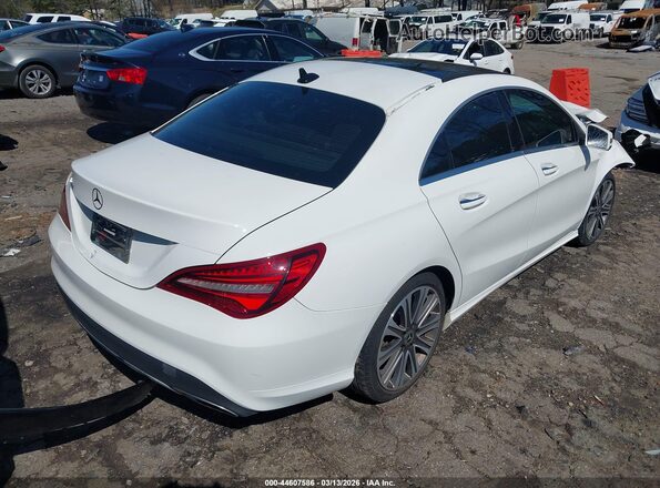 WDDSJ4EB0JN692312 2018 MERCEDES-BENZ CLA 250 Белый Задняя правая четверть
