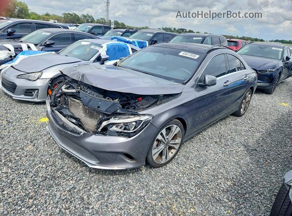 WDDSJ4EB0KN768466 2019 MERCEDES-BENZ CLA-CLASS Gray Vista tres cuartos delantera izquierda