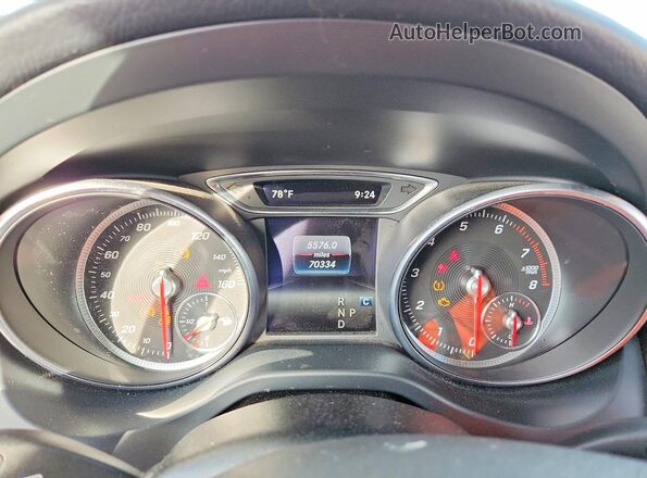 WDDSJ4EB0KN768466 2019 MERCEDES-BENZ CLA-CLASS Gray Vista del cuadro de instrumentos