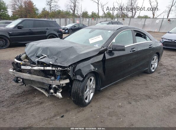 WDDSJ4EB1GN301046 2016 MERCEDES-BENZ CLA 250 Black Առջևի ձախ երեք քառորդ տեսարան