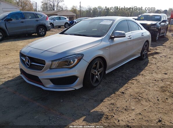 WDDSJ4EB2GN355343 2016 MERCEDES-BENZ CLA 250 Silver Առջևի ձախ երեք քառորդ տեսարան