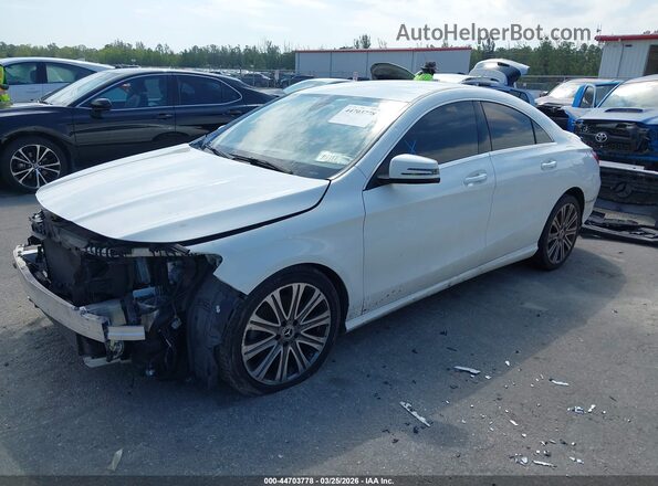 WDDSJ4EB2JN679383 2018 MERCEDES-BENZ CLA 250 White Front left