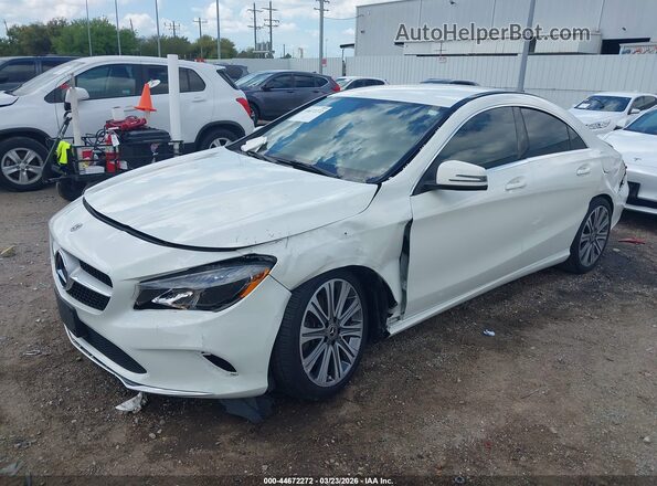 WDDSJ4EB3JN550763 2018 MERCEDES-BENZ CLA 250 White Vista tres cuartos delantera izquierda