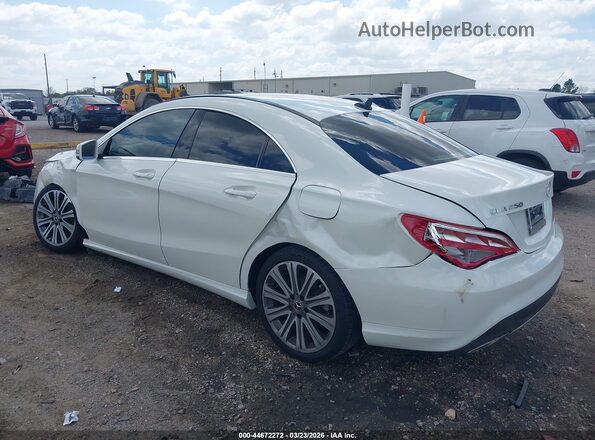 WDDSJ4EB3JN550763 2018 MERCEDES-BENZ CLA 250 White Trasero izquierdo