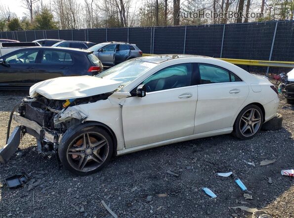 WDDSJ4EB4HN480619 2017 MERCEDES-BENZ CLA-CLASS White წინა მარცხენა ხედი სამი მეოთხედიდან