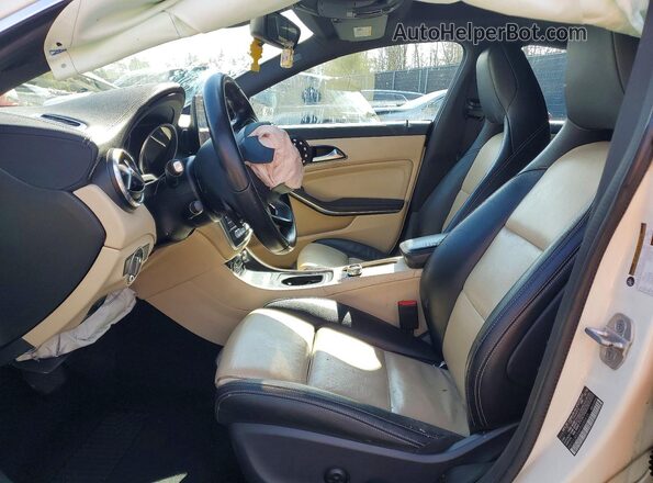 WDDSJ4EB4HN480619 2017 MERCEDES-BENZ CLA-CLASS White წინა სალონის ხედი