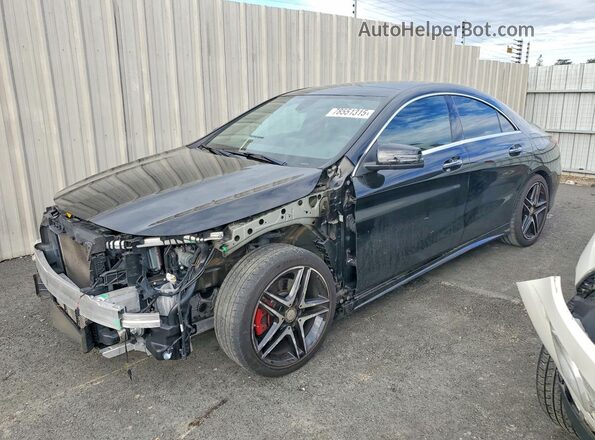 WDDSJ4EB5HN495243 2017 MERCEDES-BENZ CLA-CLASS Черный Передняя левая четверть