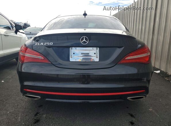 WDDSJ4EB5HN495243 2017 MERCEDES-BENZ CLA-CLASS Черный Вид сзади