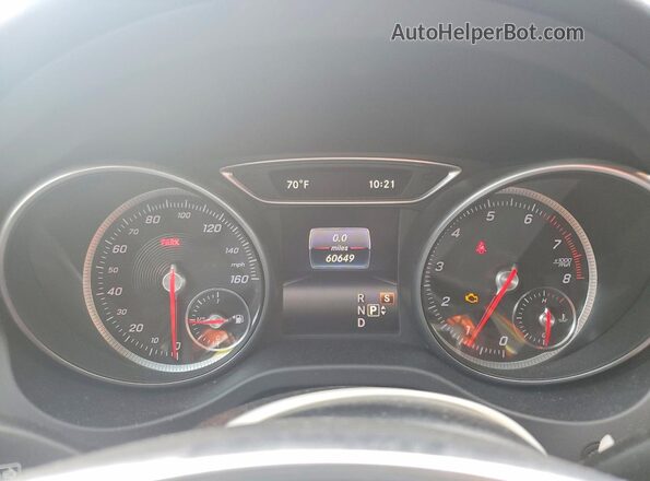 WDDSJ4EB5HN495243 2017 MERCEDES-BENZ CLA-CLASS Черный Вид щитка приборов