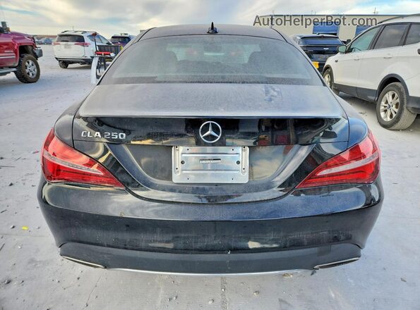 WDDSJ4EB5JN604290 2018 MERCEDES-BENZ CLA-CLASS Black Widok z tyłu