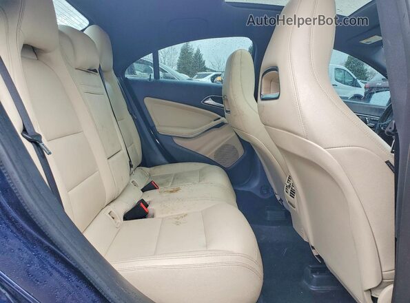 WDDSJ4EB6KN711317 2019 MERCEDES-BENZ CLA-CLASS Blue Вид задніх сидінь