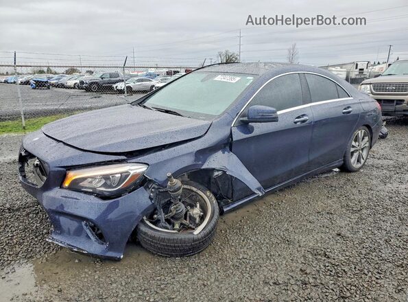 WDDSJ4EB6KN711317 2019 MERCEDES-BENZ CLA-CLASS Blue Передня ліва чверть