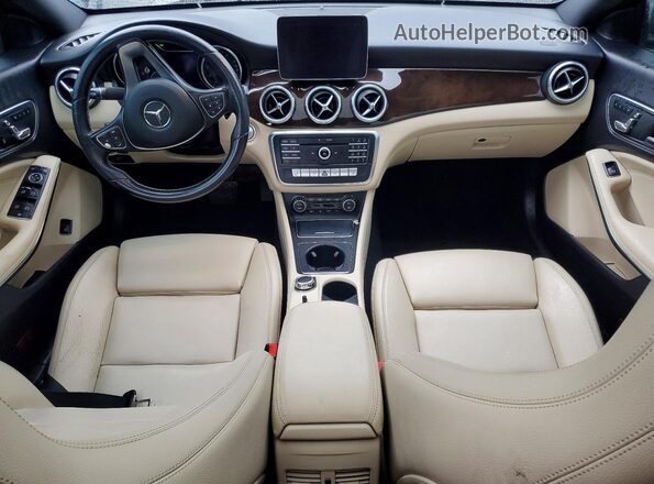 WDDSJ4EB6KN711317 2019 MERCEDES-BENZ CLA-CLASS Blue Вид панелі приладів