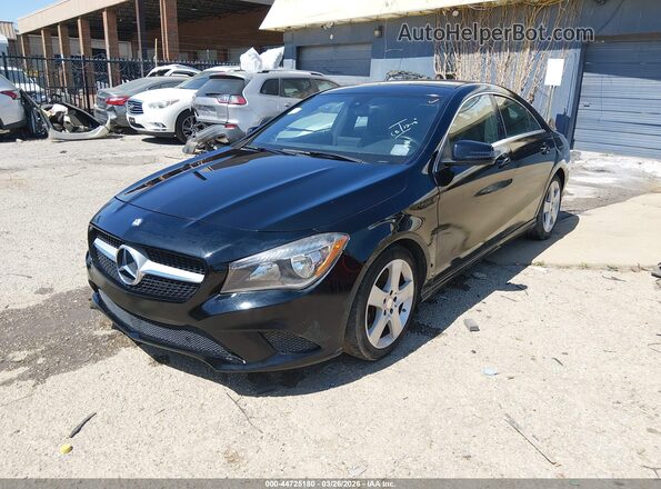 WDDSJ4EB7GN294443 2016 MERCEDES-BENZ CLA 250 Black Առջևի ձախ երեք քառորդ տեսարան