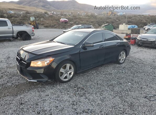 WDDSJ4EB7JN544125 2018 MERCEDES-BENZ CLA-CLASS Black Front left
