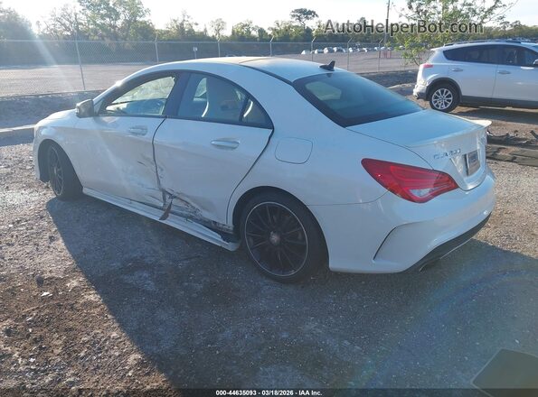 WDDSJ4EB8GN318233 2016 MERCEDES-BENZ CLA 250 White Rear left