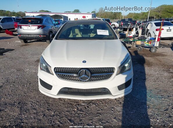 WDDSJ4EB8GN318233 2016 MERCEDES-BENZ CLA 250 White Instrument cluster view