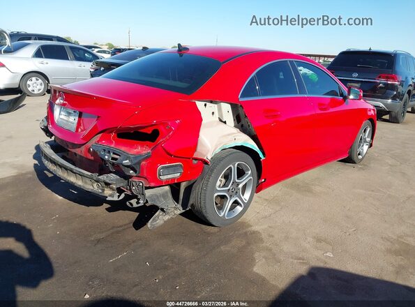 WDDSJ4EB9JN590412 2018 MERCEDES-BENZ CLA 250 Red Задня права чверть