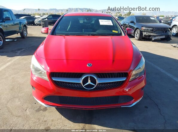 WDDSJ4EB9JN590412 2018 MERCEDES-BENZ CLA 250 Red Вид задньої частини салону