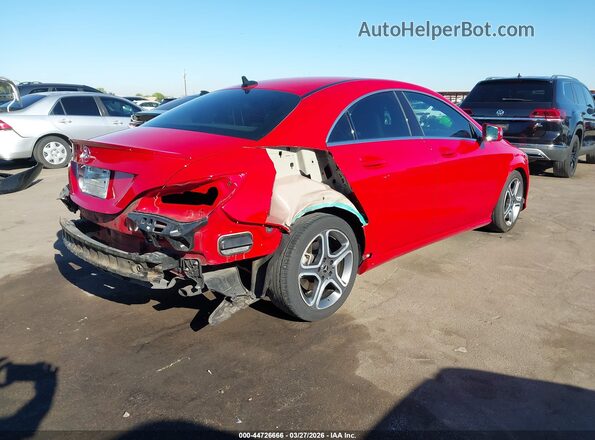 WDDSJ4EB9JN590412 2018 MERCEDES-BENZ CLA 250 Red Вид спереду
