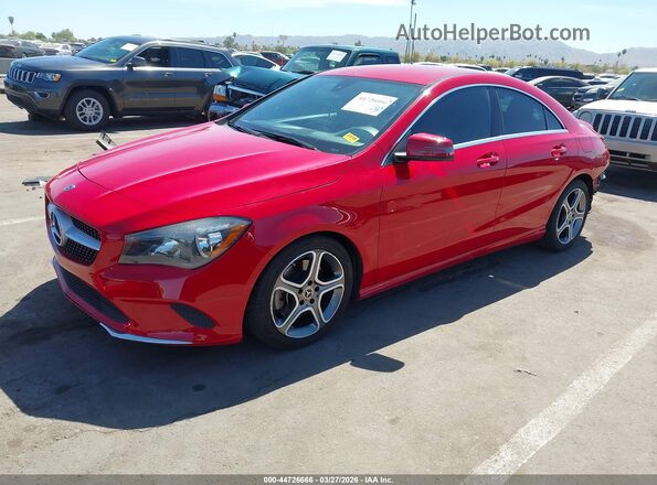 WDDSJ4EB9JN590412 2018 MERCEDES-BENZ CLA 250 Red Передня ліва чверть