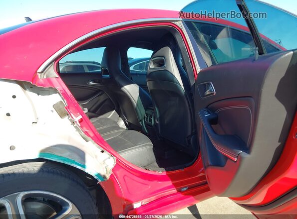 WDDSJ4EB9JN590412 2018 MERCEDES-BENZ CLA 250 Red Вид наклейки з VIN-кодом