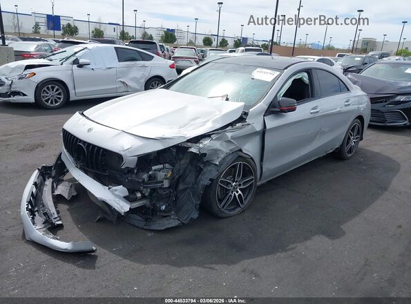 WDDSJ4EBXJN581024 2018 MERCEDES-BENZ CLA 250 Серебряный Передняя левая четверть