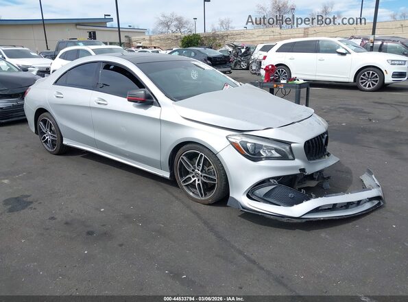 WDDSJ4EBXJN581024 2018 MERCEDES-BENZ CLA 250 Серебряный Передняя правая четверть