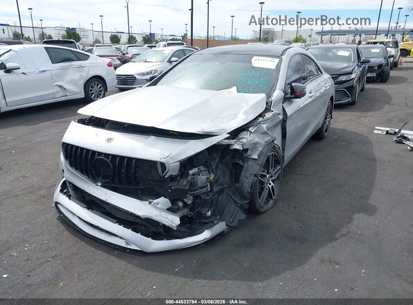WDDSJ4EBXJN581024 2018 MERCEDES-BENZ CLA 250 Серебряный Вид спереди