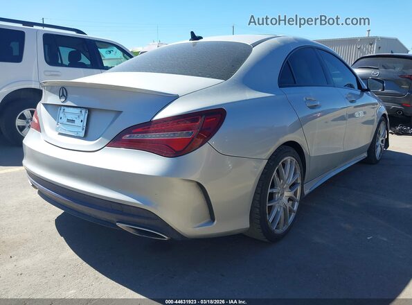 WDDSJ4EBXJN591102 2018 MERCEDES-BENZ CLA 250 Серебряный Задняя правая четверть