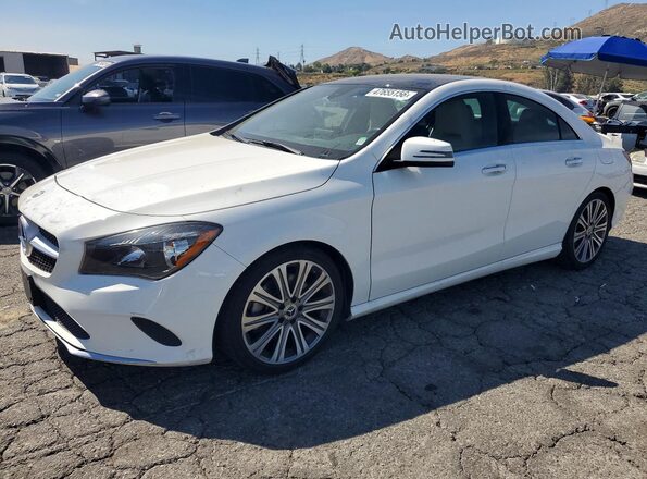 WDDSJ4EBXKN709022 2019 MERCEDES-BENZ CLA-CLASS Белый Передняя левая четверть