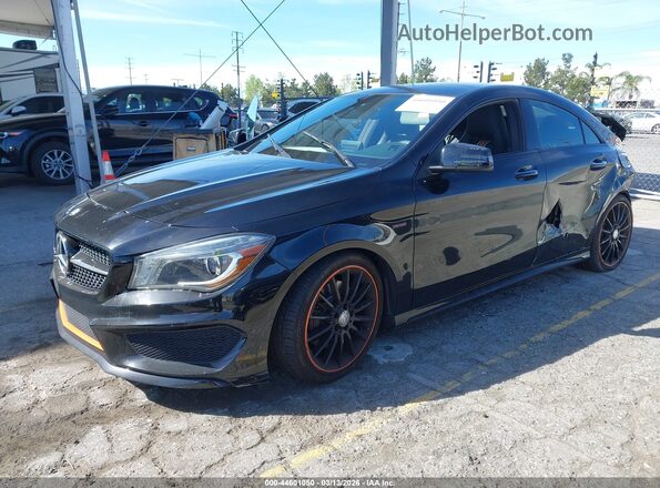 WDDSJ4GB2GN356635 2016 MERCEDES-BENZ CLA 250 Черный Передняя левая четверть