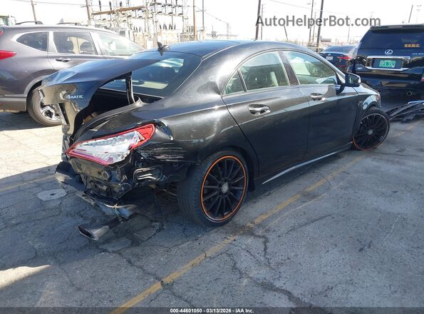WDDSJ4GB2GN356635 2016 MERCEDES-BENZ CLA 250 Черный Задняя правая четверть