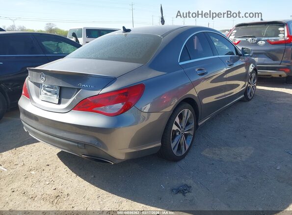 WDDSJ4GB7JN693244 2018 MERCEDES-BENZ CLA 250 Серый Задняя правая четверть