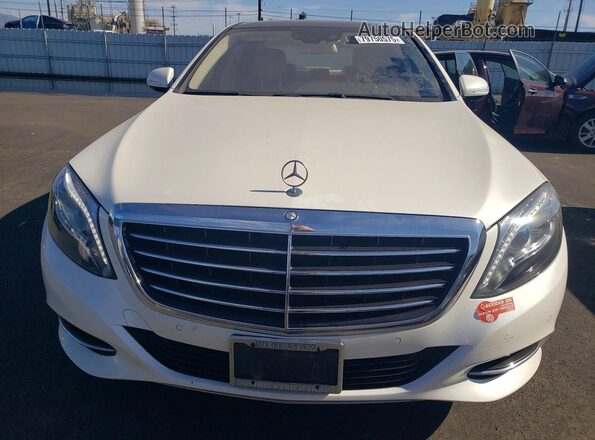 WDDUG6DB5HA296527 2017 MERCEDES-BENZ S White Widok z przodu
