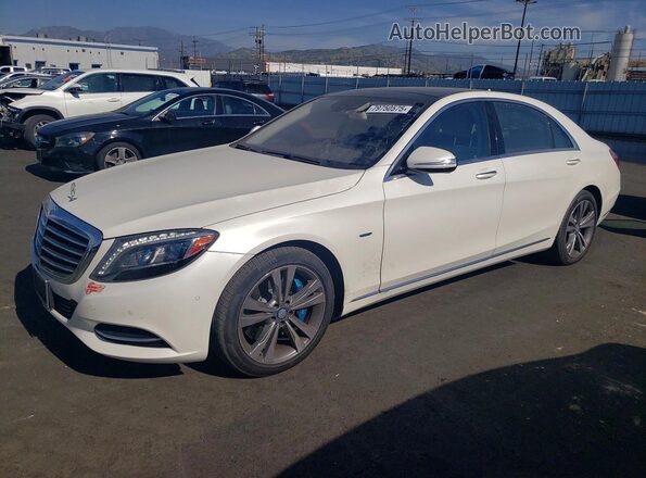 WDDUG6DB5HA296527 2017 MERCEDES-BENZ S White Przód lewy