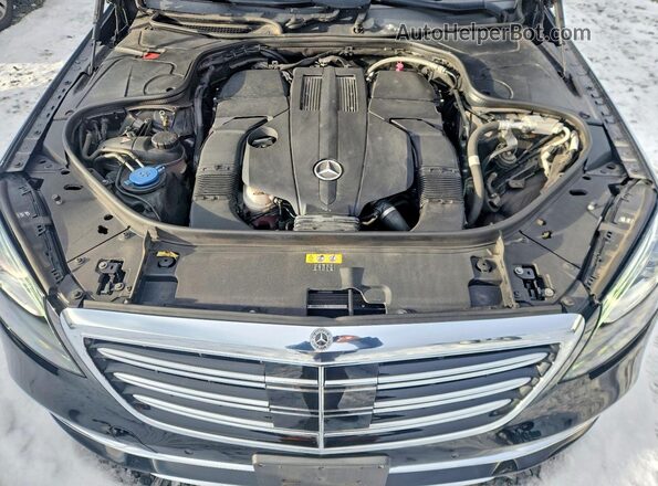 WDDUG6EB0KA423500 2019 MERCEDES-BENZ S Черный Вид задней части салона