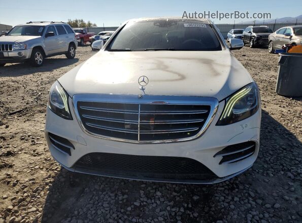 WDDUG6EB2JA388523 2018 MERCEDES-BENZ S White Widok z przodu