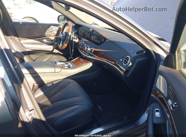 WDDUG6EB2KA476408 2019 MERCEDES-BENZ S-CLASS Gray Widok wnętrza z przodu