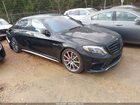 2016 Mercedes-benz Amg S 63 4matic Black vin: WDDUG7JB3GA217896
