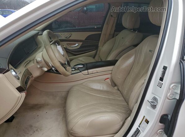 WDDUG7JB5HA334848 2017 MERCEDES-BENZ S Белый Вид салона спереди