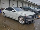 2017 Mercedes-benz S 63 Amg Белый vin: WDDUG7JB5HA334848
